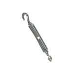 Талреп STAYER DIN 1480, крюк-кольцо, М8, 10 штук, оцинкованный 30515-08