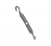 Талреп STAYER DIN 1480, крюк-кольцо, М8, 10 штук, оцинкованный 30515-08