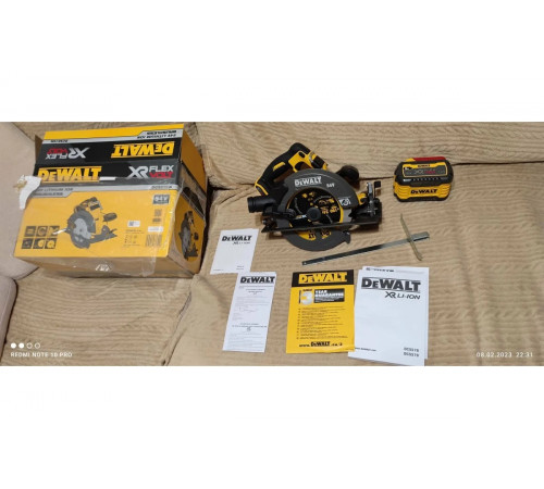 Дисковая пила DEWALT 54 В XR FLEXVOLT DCS578N-XJ