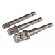 Набор переходников 1/4"DR, 3/8"DR, 1/2"DR, 3 предмета TOLSEN TT77864