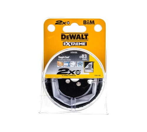 Коронка биметаллическая COBALT 8% M42 (83х46 мм) DEWALT DT8183L