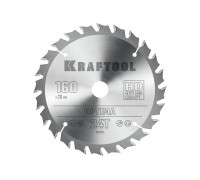 Диск пильный по дереву Optima 160x20 мм, 24Т KRAFTOOL 36951-160-20