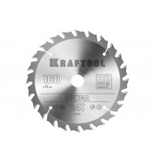 Диск пильный по дереву Optima 160x20 мм, 24Т KRAFTOOL 36951-160-20