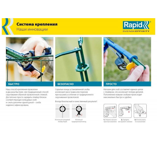 Кольцевой плайер для крепления проволоки Rapid R:Plier FP222 C Fence 23468100 Кольцевой плайер для крепления проволоки Rapid R:Plier FP222 C Fence 23468100