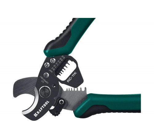 KRAFTOOL 168 мм, до 11 мм, кабелерез многофункциональный RC-11K 22696-3 KRAFTOOL 168 мм, до 11 мм, кабелерез многофункциональный RC-11K 22696-3