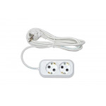 Бытовой удлинитель 2 гн. ПВС 3х1 RUCELF RU-02-310-02PZ