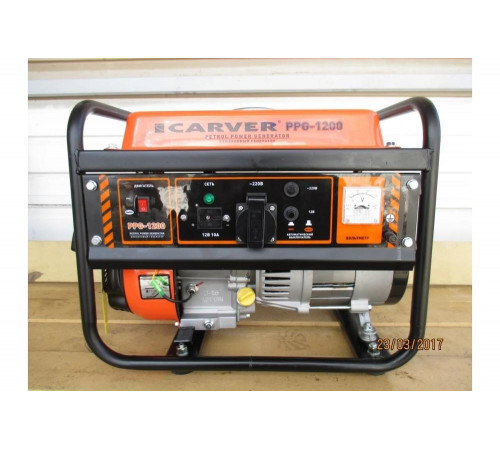 Бензиновый генератор CARVER PPG-1200 Бензиновый генератор CARVER PPG-1200