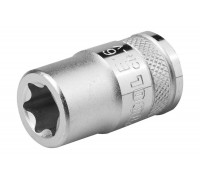 Торцовая головка "INDUSTRIE QUALITAT" хромосатинированная (внутренний TORX, 1/2", Е18) Kraftool 27810-18_z01