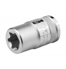 Торцовая головка "INDUSTRIE QUALITAT" хромосатинированная (внутренний TORX, 1/2", Е18) Kraftool 27810-18_z01