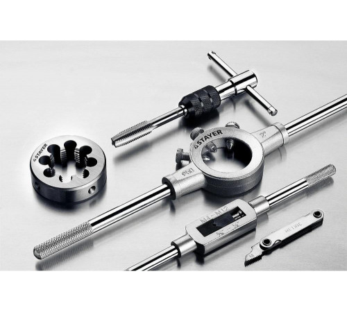 STAYER Ø 25 мм, длина 213 мм, плашкодержатель 28037-25_z01 STAYER Ø 25 мм, длина 213 мм, плашкодержатель 28037-25_z01