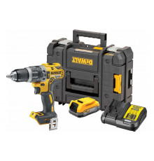 Аккумуляторная ударная дрель-шуруповерт Dewalt DCD796E1T, 18 В, 2000 об/мин, 34000 уд/мин, с АКБ 1.7 Ач и ЗУ, в кейсе TSTAK DCD796E1T-XJ