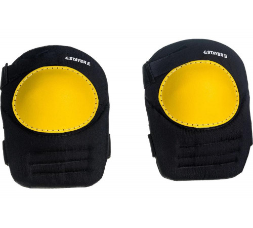 STAYER матерчатые с пластиковой накладкой, наколенники защитные 2-11197 STAYER матерчатые с пластиковой накладкой, наколенники защитные 2-11197