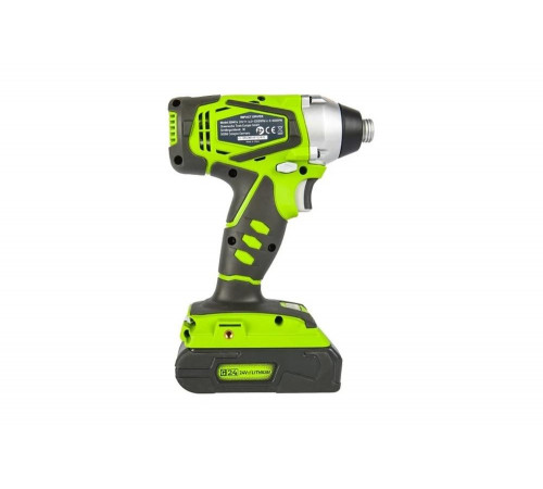 Ударный аккумуляторный шуруповерт GreenWorks 24V 3802307 Ударный аккумуляторный шуруповерт GreenWorks 24V 3802307