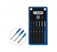 Набор выколоток ЗУБР Профессионал в чехле, 6 предметов 21070-H6