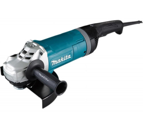 Угловая шлифовальная машина Makita 230 мм, 2700 Вт, 6600 об/мин, плавный пуск, антивиб. рук., антирестарт, расцепляющая муфта, тормоз двигателя, 6.5 кг GA9080X1 Угловая шлифовальная машина Makita 230 мм, 2700 Вт, 6600 об/мин, плавный пуск, антивиб. рук., антирестарт, расцепляющая муфта, тормоз двигателя, 6.5 кг GA9080X1