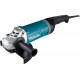 Угловая шлифовальная машина Makita 230 мм, 2700 Вт, 6600 об/мин, плавный пуск, антивиб. рук., антирестарт, расцепляющая муфта, тормоз двигателя, 6.5 кг GA9080X1