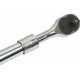 KRAFTOOL 1/2", 72 зубца, Cr-V сталь, трещотка для торцовых головок телескопическая 27798-1/2