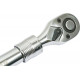 KRAFTOOL 1/2", 72 зубца, Cr-V сталь, трещотка для торцовых головок телескопическая 27798-1/2