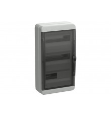 Корпус пластиковый IEK TEKFOR КМПн-36 IP65 черная прозрачная дверь TF5-KP72-N-36-65-K03-K02