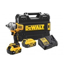 Аккумуляторный гайковерт DEWALT DCF891P2T, 18 В, 1084 Нм, 3250 уд/мин, с 2 АКБ 5 Ач и ЗУ, в кейсе TSTAK DCF891P2T-QW