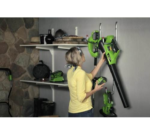 Аккумуляторный воздуходув GreenWorks G40AB 2400807UB Аккумуляторный воздуходув GreenWorks G40AB 2400807UB