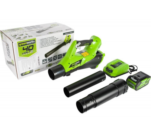 Аккумуляторный воздуходув GreenWorks G40AB 2400807UB Аккумуляторный воздуходув GreenWorks G40AB 2400807UB