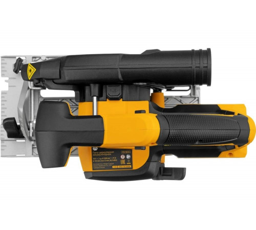 Циркулярная аккумуляторная бесщеточная пила Denzel ccs-165-0, 18 В, li-ion 27402