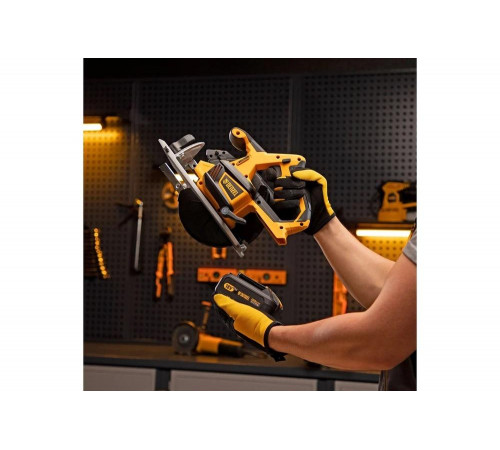 Циркулярная аккумуляторная бесщеточная пила Denzel ccs-165-0, 18 В, li-ion 27402