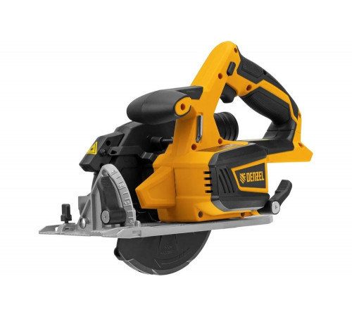 Циркулярная аккумуляторная бесщеточная пила Denzel ccs-165-0, 18 В, li-ion 27402