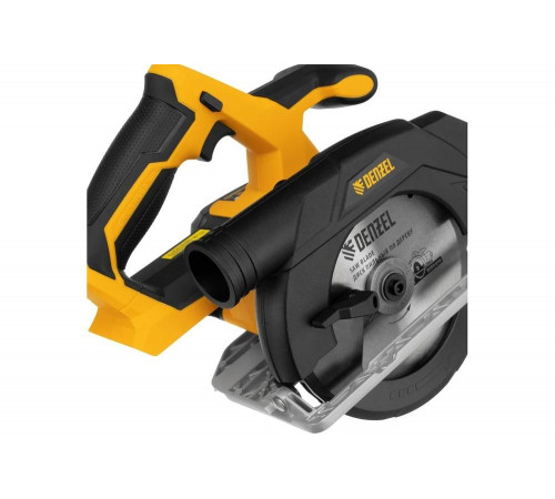 Циркулярная аккумуляторная бесщеточная пила Denzel ccs-165-0, 18 В, li-ion 27402