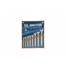 Набор комбинированных ключей KING TONY 10-22 мм 8 предметов 1208MR