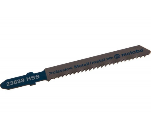 Пилки по стали и цветным металлам T118B (51х2мм, HSS, 25 шт.) Metabo 623618000