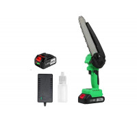 Пила цепная аккумуляторная бесщеточная Zitrek GreenSaw 20V (20 В, 4 Ач, Li-ion аккумулятор 1 шт, 2 Ач Li-ion аккумулятор 1 шт, ЗУ) 082-1858-1