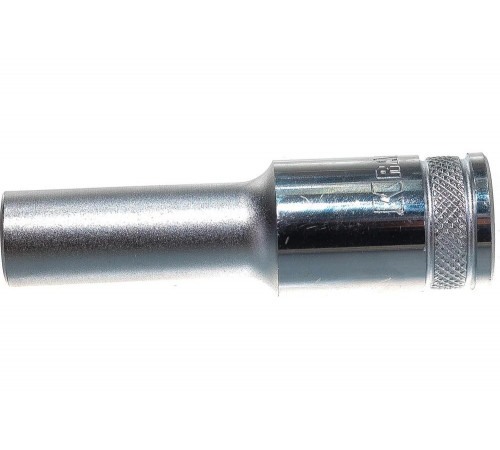 KRAFTOOL 1/2", 10 мм, Cr-V сталь, хромированная, торцовая головка удлиненная 27807-10_z01