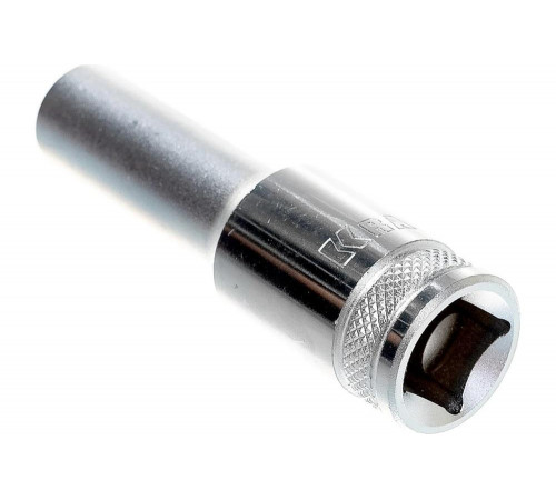 KRAFTOOL 1/2", 10 мм, Cr-V сталь, хромированная, торцовая головка удлиненная 27807-10_z01