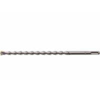 Бур по бетону, двойная спираль, Cobalt W-tip (12x260 мм; SDS PLUS) Denzel 705025