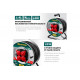 KRAFTOOL K-315, КГ 3х1.5 50м 3700Вт IP44, Силовой удлинитель на стальной катушке (55085-50)
