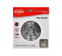 Диск пильный по дереву (150х20/16 мм; 1.8 мм; 36Z) Elitech 1820.052900