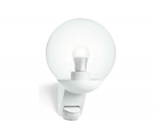 Настенный уличный светильник с датчиком движения Steinel L 585 S IP 44 white clear E27 1х60 Вт 005917 Настенный уличный светильник с датчиком движения Steinel L 585 S IP 44 white clear E27 1х60 Вт 005917