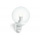 Настенный уличный светильник с датчиком движения Steinel L 585 S IP 44 white clear E27 1х60 Вт 005917