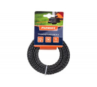 Леска для триммера (3.0 мм; 12 м; скрученный квадрат) PATRIOT 300-12-5 805205126