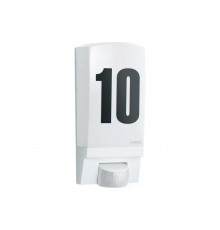 Уличный светильник с датчиком движения Steinel L 1 IP54 white policarbonat matt E27 1х60 Вт 650513