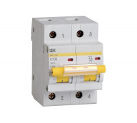 Автоматический выключатель IEK ВА 47-100, 2Р, 100А, 10 кА, х-ка С MVA40-2-100-C