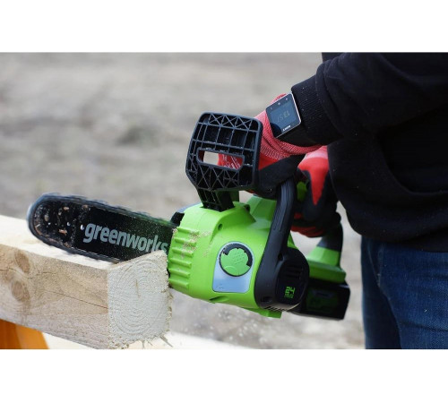 Цепная аккумуляторная пила GreenWorks G24CS25 24 В 2007707