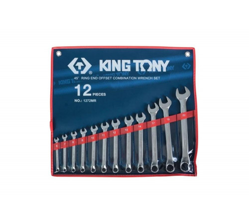 Набор комбинированных ключей (6-22 мм, 12 предметов) KING TONY 1272MR Набор комбинированных ключей (6-22 мм, 12 предметов) KING TONY 1272MR