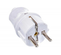 Евровилка IEK прямая белая 16А 4456289