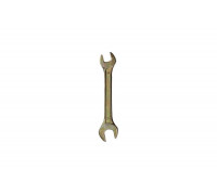 Рожковый гаечный ключ DEXX желтый цинк 17х19мм 27018-17-19