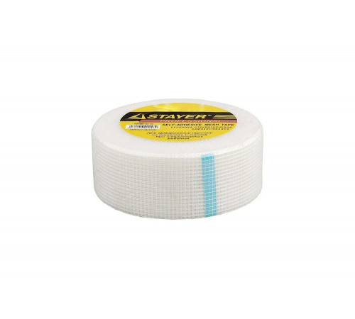 STAYER 5 см х 90 м, 3х3 мм, cетка стеклотканевая самоклеящаяся FIBER-Tape 1246-05-90_z01 STAYER 5 см х 90 м, 3х3 мм, cетка стеклотканевая самоклеящаяся FIBER-Tape 1246-05-90_z01