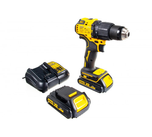 Компактная ударная дрель-шуруповерт DEWALT 18В DCD709S2T