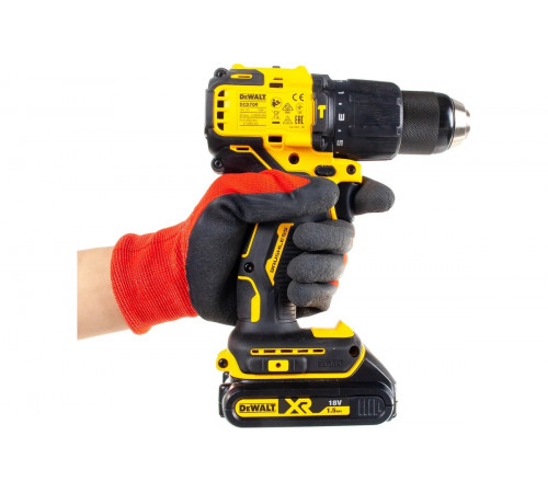 Компактная ударная дрель-шуруповерт DEWALT 18В DCD709S2T
